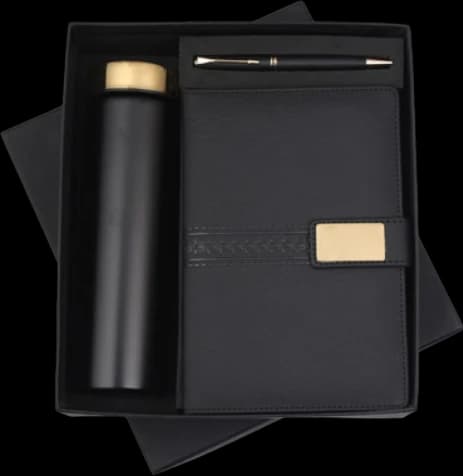 Bottle, Diary & Pen Gift Set — BDP-06
