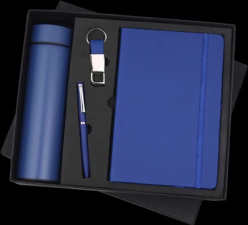 Bottle, Diary, Pen & Keychain Gift Set — BDPK-02
