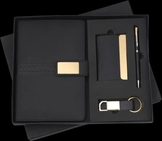 Pen, Diary, Keychain & Card Holder Gift Set — BG-05