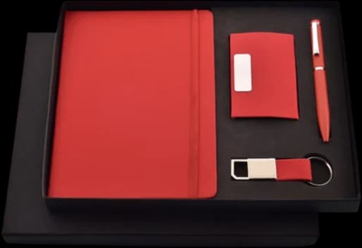 Pen, Diary, Keychain & Card Holder Gift Set — R-05