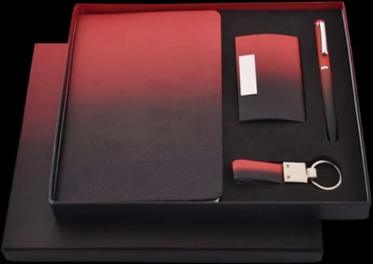 Pen, Diary, Keychain & Card Holder Gift Set — RB-05