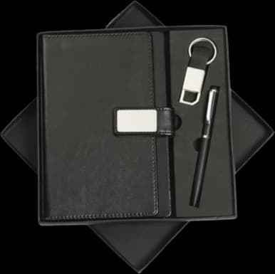 Pen, Diary & Keychain Gift Set — BO-04