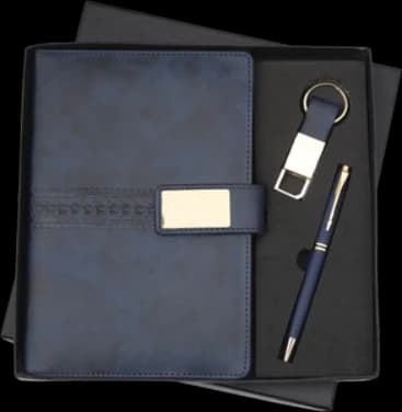 Pen, Diary & Keychain Gift Set — LG-04