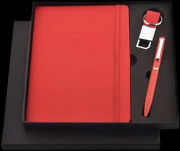Pen, Diary & Keychain Gift Set — R-04