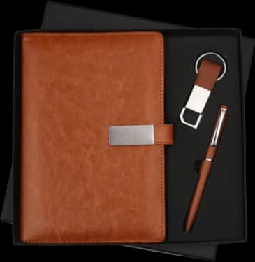 Pen, Diary & Keychain Gift Set — TF-04