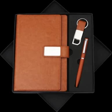 Pen, Diary & Keychain Gift Set — TO-04