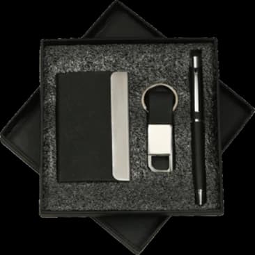 Pen, Keychain & Cardholder Gift Set — BF-02