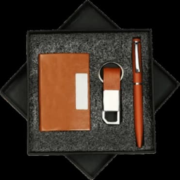 Pen, Keychain & Cardholder Gift Set