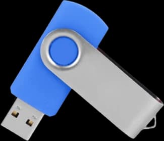 Swivel Pendrive 32 GB — Blue